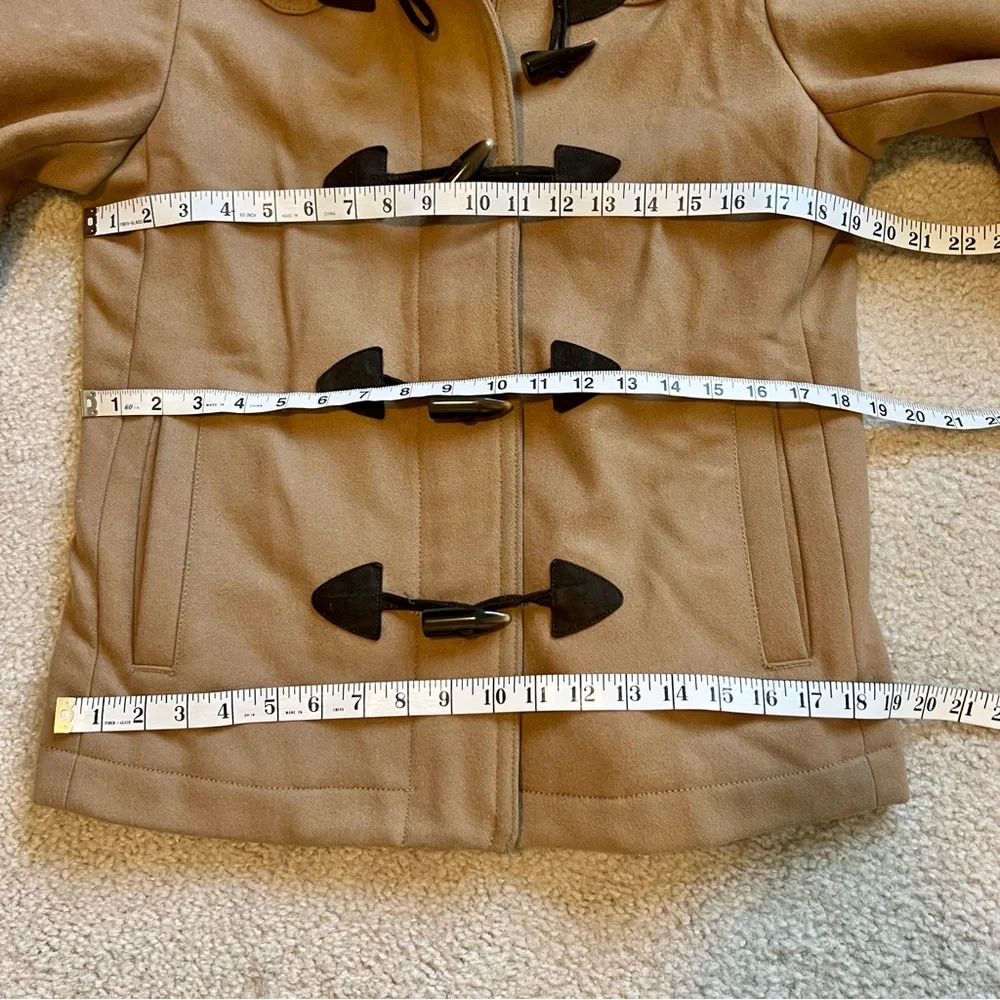 GAP Wool Blend Toggle/Zip Pea Coat—SZ. Medium - Picture 8 of 17